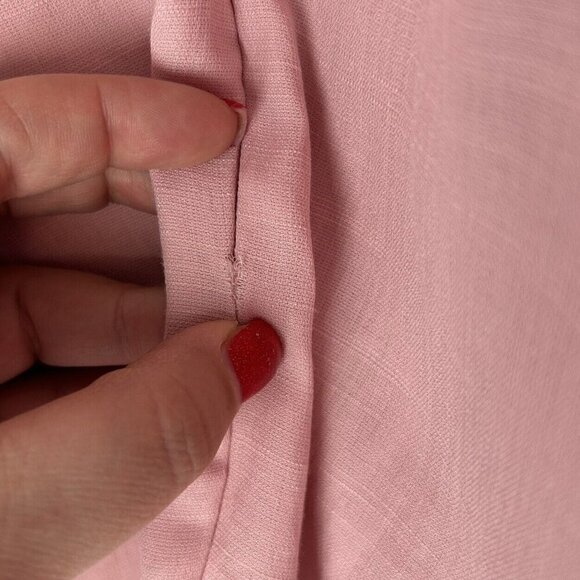 NWT Altar'd State Pink Ruffle Hemline Spaghetti Strap Dress Size large - Picture 8 of 8